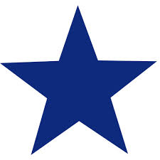 une étoile bleue