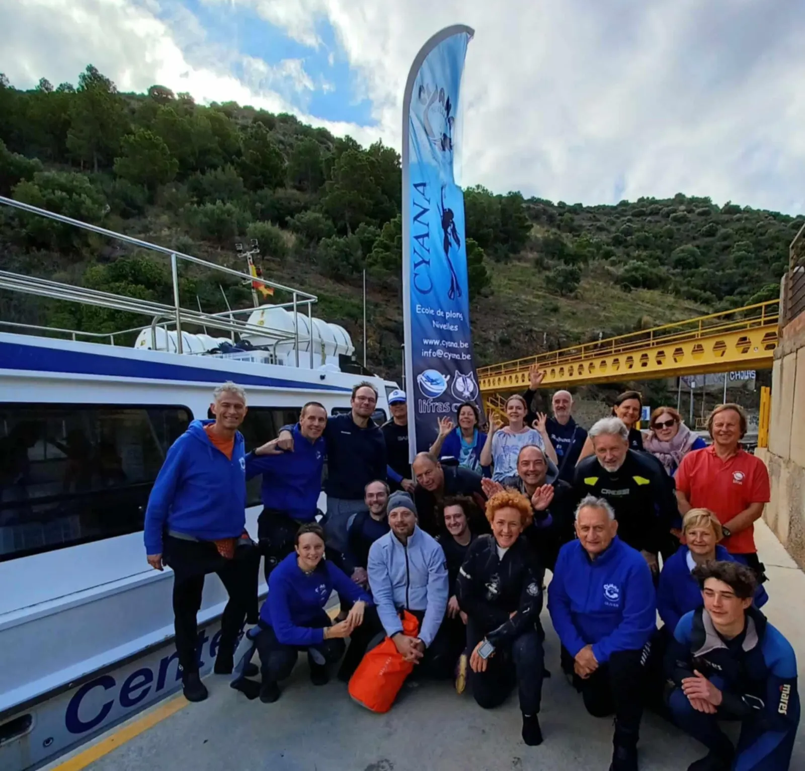 Sortie de plongee organisee par le Royal Cyana